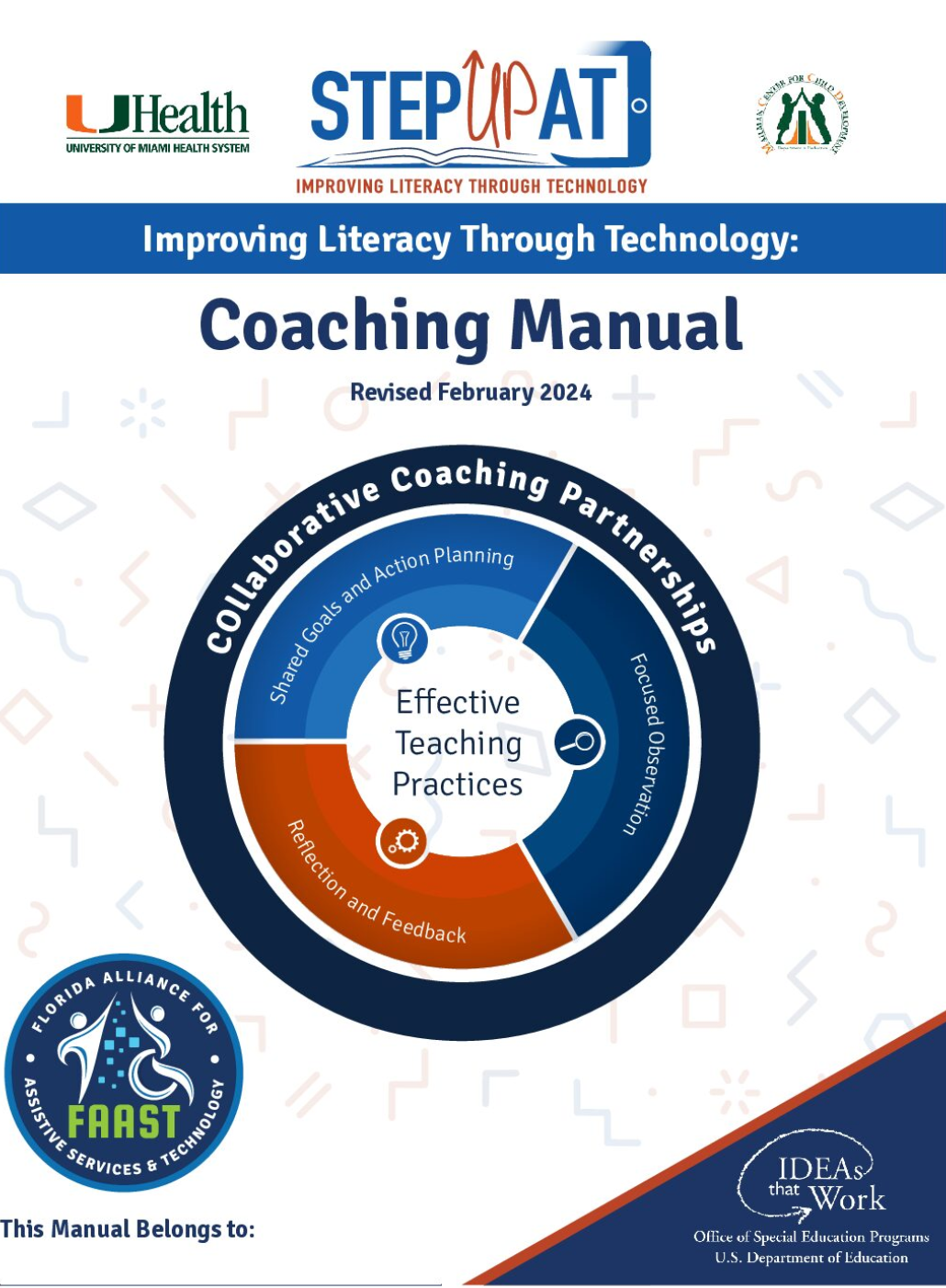 Screenshot of the Coaching Manual Revised February 2024